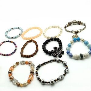 Lot of 10 Stretch Bracelets